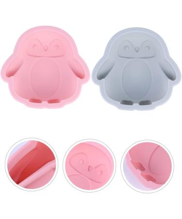 OUNONA 4 Pcs Silicone Mold Penguin Silicone Mould Non-Stick Baking Molds Silicone Dessert Mold Muffin Trays Silicone Fondant Roasting Pan Cake Mold Fondant Mold Cartoon Child Silica Gel Assorted Color 2x2pcs 12.2X11.5X3.3CMx2pcs - Buy Online on GoSupps.com