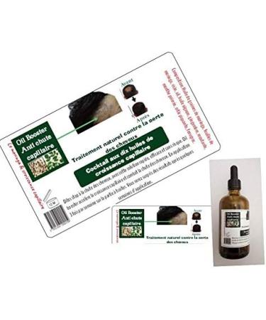 "Oil booster" (cocktail with ten hair growth oils) 50 ml-100% vegetable and natural - Buy Online on GoSupps.com