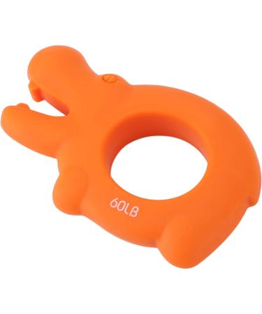 Silicone Grip Ring Hand Strengthener Grip Hippo Shape Forearm Finger Trainer Easy to Squeeze Muscle Training Ergonomic for Gripper Training Orange - Buy Online on GoSupps.com