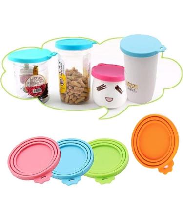 Pet Food Can Covers Lids Universal Silicone Cat Dog Food Tin Covers Lids 1 Fit 3 Standard Size Reusable Sealed Lids for Pet Food Storage BPA Free Dishwasher Safe (Pack of 4) - Buy Online on GoSupps.com
