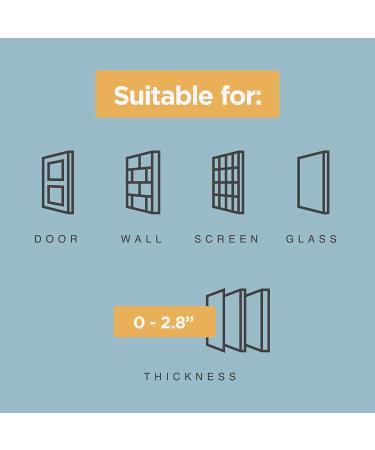 Hakuna Pets Deluxe Aluminum Pet Door for Screens, Doors & Walls up to 2.76 Thick - Small (Up to 20 lbs) - White - Buy Online on GoSupps.com