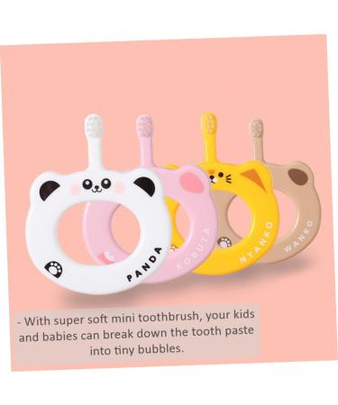 Ipetboom 2-in-1 Baby Toothbrush & Tongue Cleaner - Eco-Friendly Anti-Drop Training Brush for Newborns & Toddlers - Buy Online on GoSupps.com