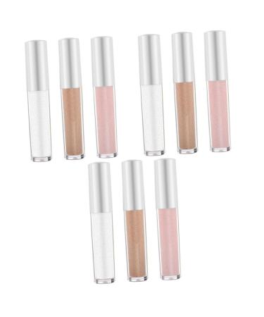 Healvian 9 Pcs Polarized Monochrome Eyeshadow Makeup Stuff Glitter Make up Kit Eye Makeup Plastic