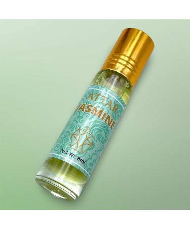 Natural Perfume Oil Jasmine Long Lasting Fragrance Attar With Easy Apply Roll On For Men And Women - 8 ML (Pack Of 1) - Buy Online on GoSupps.com