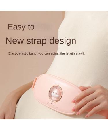 Immediate Relief Heating Belt for Menstrual Pain - Pink Uterus Massage Belt for Women - Buy Online on GoSupps.com
