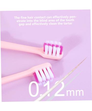 WOONEKY Children s Toothbrush Set - 4 Ergonomic Soft Nylon Travel Toothbrushes in Assorted Colors - Buy Online on GoSupps.com