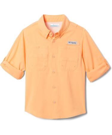 Columbia Boys' Tamiami Long Sleeve Shirt - Bright Nectar - Small - Buy Online on GoSupps.com