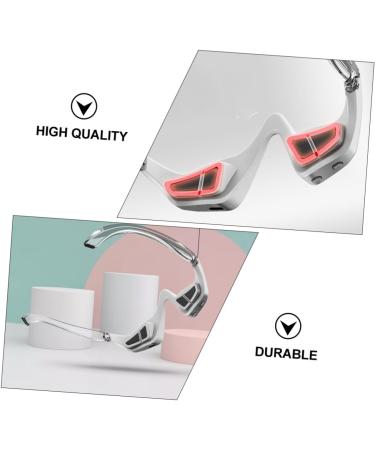 Partykindom Eye Massage Device - Stress Reduction Eye Care Tool for Fatigue Relief - Electric Eye Massager in White - Buy Online on GoSupps.com