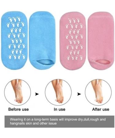 Cozlly Gel Socks - Moisturizing Foot Care for Women & Men | Overnight Foot Spa & Mask Socks | 2 Pairs - Buy Online on GoSupps.com