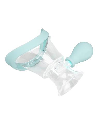 Silicone Eye Wash Cup for Accurate Cleaning - Blue | Manual Air Pressure Cleaner Kit for Visual Fatigue & Makeup Residue - Buy Online on GoSupps.com