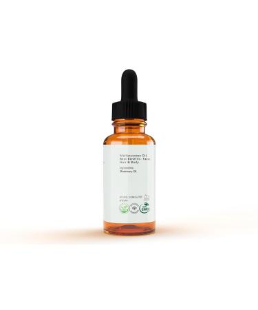 Organic Rosemary Oil 100% Pure Cold Pressed for Face Hair & Body - Anti-aging Antioxidants | 4 FL OZ (118 mL - Buy Online on GoSupps.com