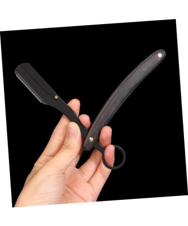 Buy Minkissy BartSalon Razor - Professional Foldable Hairdresser Tool for Men | Rustproof Stainless Steel & Wood Design - Buy Online on GoSupps.com