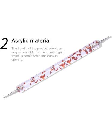 Nail Art for Women 5Pcs/Set Nail Pen Long Lifespan Easy to Use Acrylic Double-Head Nail Art Drawing Liner for Beauty Nail Art Brush for Salon - Buy Online on GoSupps.com