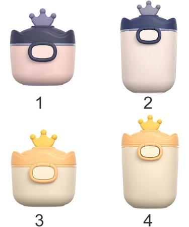 Fiacvrs Baby Milk Powder Formula Dispenser with Spoon - Large Capacity Detachable Container for Baby Feeding (Purple) - Buy Online on GoSupps.com