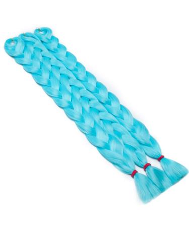 Tess 41 Jumbo Braids Extensions - Synthetic Crochet Braiding Hair 5pcs 165g/bundle 100cm Blue - International Shipping Available - Buy Online on GoSupps.com
