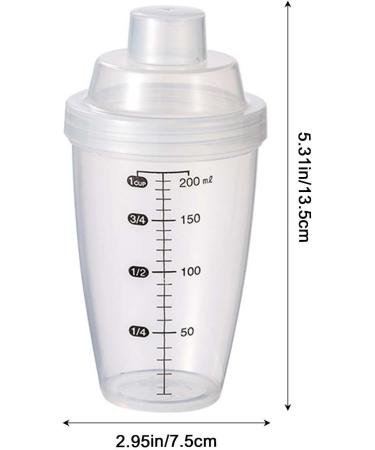 Gobelet m langeur sportif pour m langes prot in s 200 ml - Bouteille shaker polyvalente pour m langer smoothies et milkshakes sans effort - Bouteille shaker pour poudre prot in e - Couvercle  - Buy Online on GoSupps.com