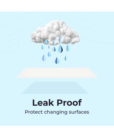 Peekapoo Disposable Changing Pad Liners (50 Pack) - Super Soft, Ultra Absorbent, Waterproof - Mess-Free Diaper Changes - Buy Online on GoSupps.com