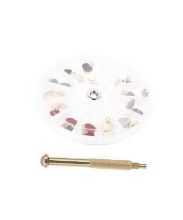 Healeved 5 Sets Nail Pendant 3D Nail Art Decal Nail Rhinestones Nail Art Jewelry Nail Tools False Nails Gems for Nails Gemstones for Nails Glitter Nail Stud Alloy Accessories Manicure