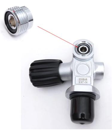 Heyous 2pcs Scuba Diving Tank Valve Adapter York Insert Regulator - Compatible with Any DIN Tank Valve - Buy Online on GoSupps.com
