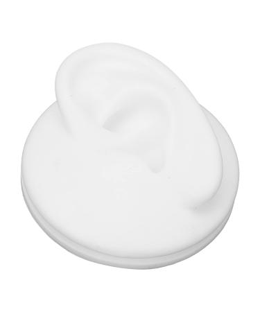 Soft Silicone Ear Model Human Ear Model Simulation Multifunctional Left Right Human Ear Model Display Tool for Piercing Practice Acupuncture Jewelry Display Teaching Tool(Left)