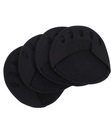 Forefoot Metatarsal Pads - 2 Pairs | Soft Elastic Heel Insoles for High Heel Shoes | Antistress Foot Patch - Black - Buy Online on GoSupps.com