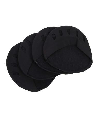 Shoe Insole Forefoot Shoe Inserts Soft Elastic High Heels for Nude Shoes Sandals Casual Shoes (Black)