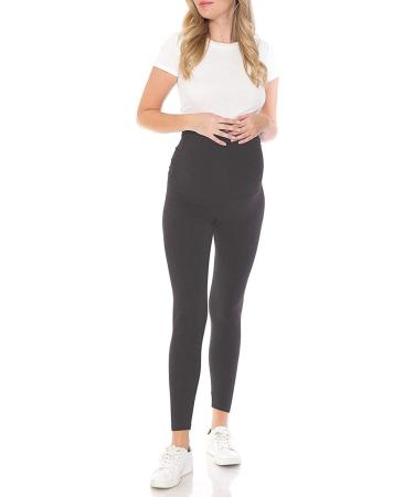 SHADOW DANCE UK Maternity Over Bump Leggings (Dark Grey) - Supportive Baby Tights for Pregnancy - Buy Online on GoSupps.com