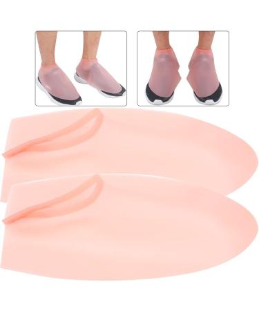 Silicone Haircut Shoes Cover - Washable & Dustproof Protector - Pink - Buy Online on GoSupps.com