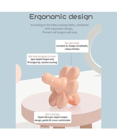 GLASSNOBLE Silicone Pacifier Chain for Newborns - Deep Rose | Safe Stylish & Durable Baby Accessory - Buy Online on GoSupps.com