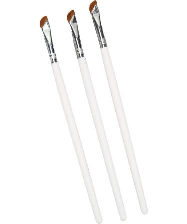 Ultra Thin Angled Brush Pack of 3 Easy Control Accurate Painting Comfortable Grip Suitable for Experts or Beginners Nylon Brush Skin Friendly - Buy Online on GoSupps.com