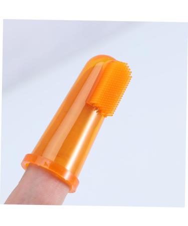 Minkissy 2-Pack Toddler Finger Toothbrush - Soft Fur Baby Teeth Cleaning Brush for Babies & Toddlers - Buy Online on GoSupps.com