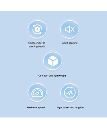 Adjustable 3 Speed Electric Nail Drill Grinder with USB Interface ABS Materials Portable Nail File Kit Grey Forward and Reverse Switching Convenient Charging - Buy Online on GoSupps.com