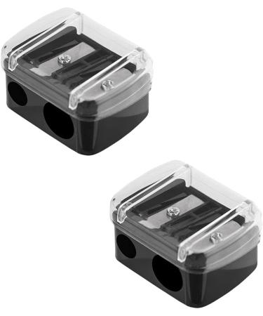 2pcs Dual Hole Eyeliner Sharpeners for Lip, Eyebrow, and Eye Pencils - Buy Online on GoSupps.com