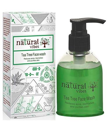 Natural Vibes Tea Tree Face Wash for Clear Skin 150 ml