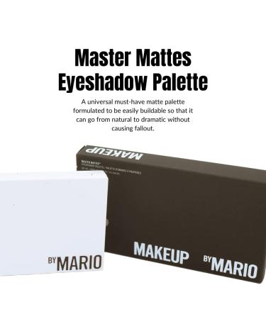MAKEUP BY MARIO Master Mattes Eyeshadow Palette - 12 Shades, 0.03 oz/ 1 g Each - Buy Online on GoSupps.com