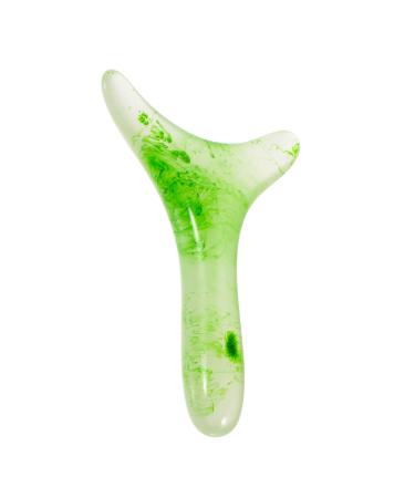 minkissy Scraping Board Resin Muscle Scraper Scraping Tool Reusable Massage Scraper Resin Face Massager Body Massager Muscle Scraper Tool Massage Tool Massage Board for Face Resin Massager 12X9CM Light Green