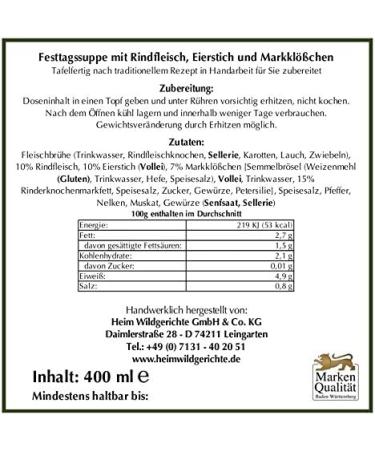  The Great Canadian Tea Clear festive soup with beef cubes egg yolk and scalloped top (ready to serve) - 400g - Buy Online on GoSupps.com