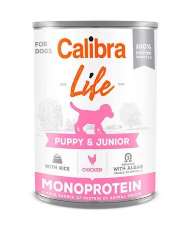 CALIBRA Dog Life Puppy & Junior Chicken & Rice Box 6 x 400 g