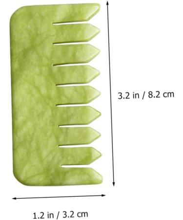 JECOMPRIS Jade Massage Roller & Gua Sha Set - 4-Piece Natural Skin Care Tools for Face & Hair - International Shipping Available - Buy Online on GoSupps.com