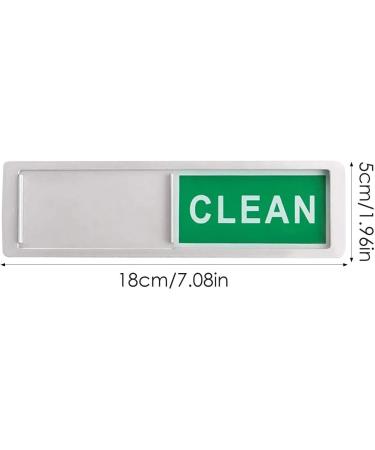 Elinrat Cleaning Dishes Dirt Sign Magnet Magnetic Dishwasher Display for Crockery and Laundry Scratch-Resistant Sign "Clean Or Dirty" for Home and Restaurant White - Buy Online on GoSupps.com