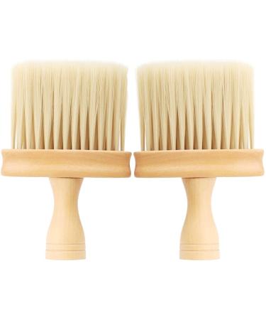 Tiardey 2pcs Barber Neck Duster Brush Professional Barber Neck Duster Soft Cleaning Hairbrush for Barber Hairdresser Salon Hairdresser Cleaning Tool