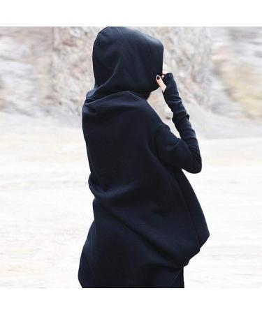 Bigfanshu in Women's Clothing Hooded Sweatshirt Long Sleeve Hoodies Ladies Jumper Dress Oversized Dark Blue - Buy Online on GoSupps.com