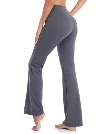 Sport Pants for Women Running Joggers Causal Workout Gym Yoga Sweatpant Comfy Elasticated Trousers Jogging Bottom with Pockets 10-djufh-grey-e M - Buy Online on GoSupps.com