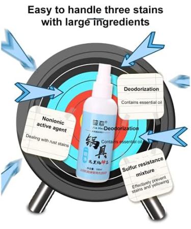 Cookware Cleanser & Polish(3.4 Oz) Pot Bottom Cleaner Stainless Steel Cooking Utensils Degreasing Descaling Scorching Cleaning Utensils Derusting Cleaning Paste - Buy Online on GoSupps.com