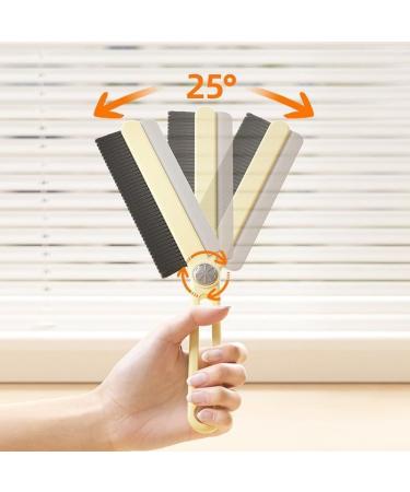 Hard Bristle Crevice Cleaning Brushes with Scraper Household Rotating Crevice Cleaning Tool for Toilet Rotating Crevice Cleaning Tool for Window Bathroom Sink Toilet Stovetop- White-1PCS White 1PCS - Buy Online on GoSupps.com