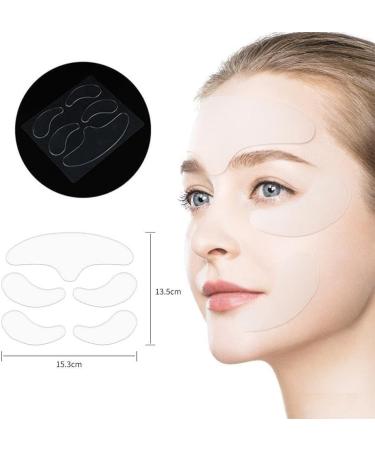 Silicone Eye Patch Combo Set Reusable Wrinkle Facial Forehead Facial Patch Removal Sticker Pad Eye - Buy Online on GoSupps.com