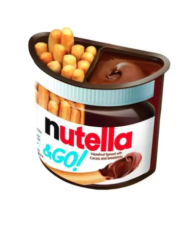 Nutella & Go | Deliciousness Hazelnut Spread with Cocoa & Breadsticks |12 x 48g