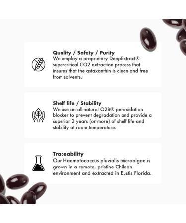 Astaxanthin 12mg Softgel Supplement for Joint, Eye, Skin & Brain Health - 30 Softgels - Buy Online on GoSupps.com
