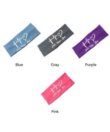 Jorsnovs 4 Pack Printed Non Slip Nurse Headbands with Buttons - Set 1 - Buy Online on GoSupps.com