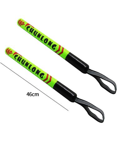 Kathleen Training Sticks 2pcs - PU Leather Punching Pads for Boxing - Fluorescent Green - Buy Online on GoSupps.com